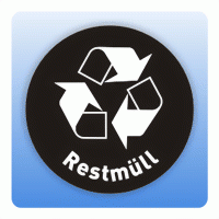 Wertstoffzeichen Recycling Restmüll