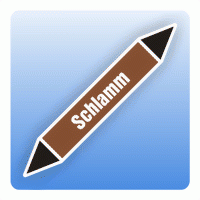 Rohrleitungskennzeichnung Schlamm nach DIN 2403 Rohrleitungskennzeichnung Schlamm nach DIN 2403