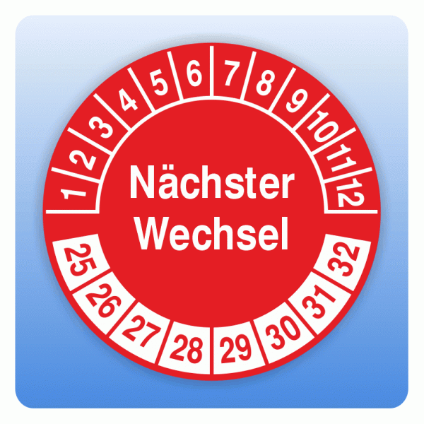 Prüfplakette nächster Wechsel
