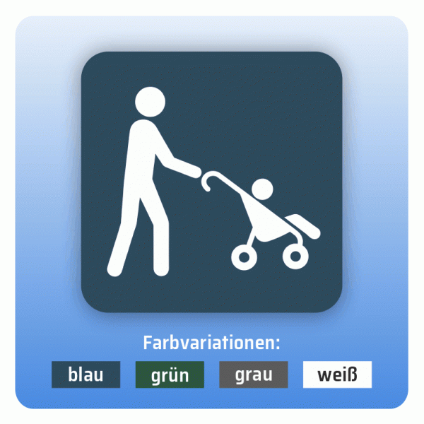 Aufkleber Bus und Bahn - Kinderwagen / Buggy