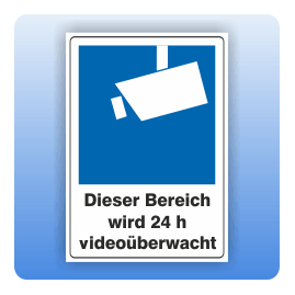 Aufkleber 'Bereich Wird Videoüberwacht' – PVC Vinyl, 300x200 Mm, Wetterfest
