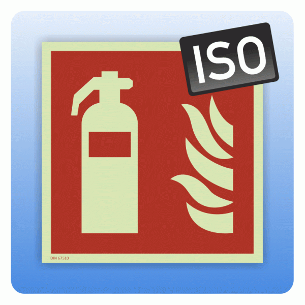 Internationales Brandschutzzeichen Feuerlöscher / Feuerlöschgerät