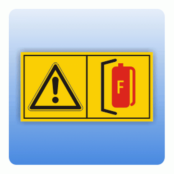 Sicherheitszeichen Feuerlöscher (ISO 11684) Aufkleber