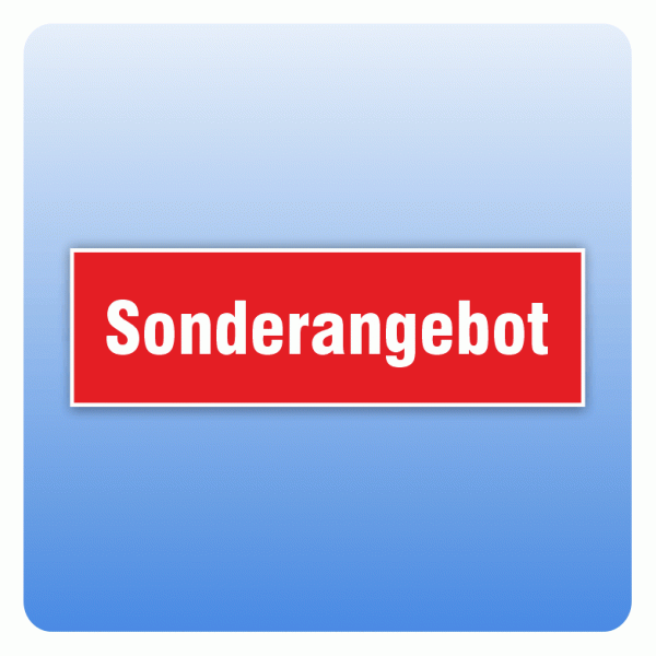 Rabattaufkleber Sonderangebot für Schaufenster