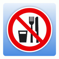 Verbotsschild Essen und trinken verboten Verbotsschild Essen und trinken verboten