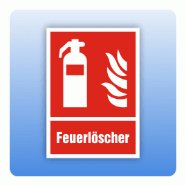 Aufkleber Brandschutzzeichen Feuerlöscher