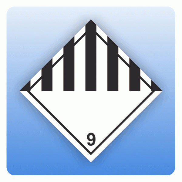 ADR Kennzeichen Gefahrgutklasse 9