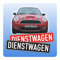 Kennzeicheneinleger "Dienstwagen"