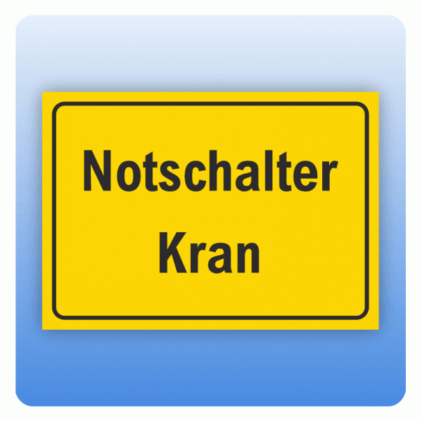 Notschalter Kran