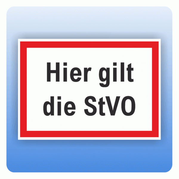 Hier gilt die StVO