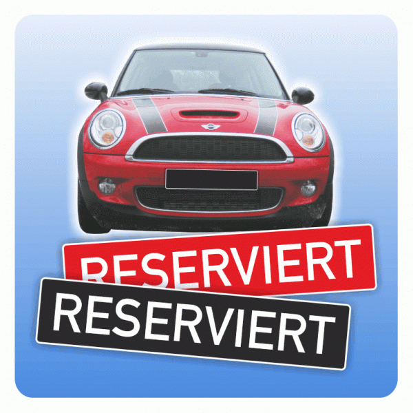 Kennzeicheneinleger "Reserviert"