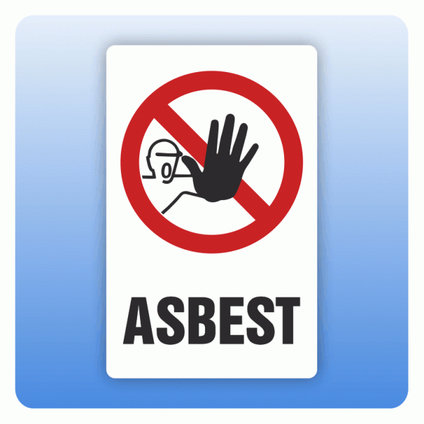 Aufkleber Asbest
