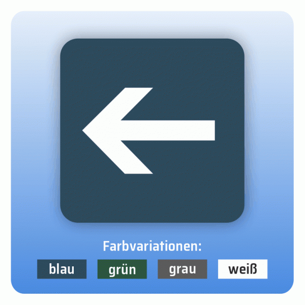 Aufkleber Bus und Bahn - Pfeil