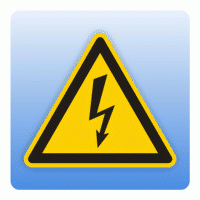 Warnzeichen Warnung vor gefährlicher elektrischer Spannung