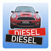 Kennzeicheneinleger "Diesel"