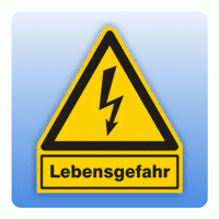 Kombi Warnsymbol Lebensgefahr W012