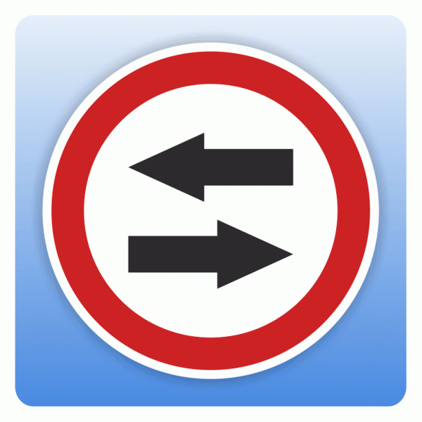 Vorsicht lineare Bewegung