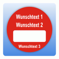 Inventur-Aufkleber Wunschtext mit Freifeld Inventur-Aufkleber Wunschtext mit Freifeld
