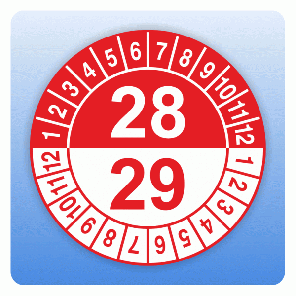 Prüfplakette 2028/2029