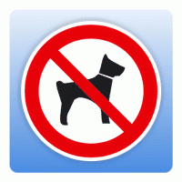 Verbotsschild P021 Mitführen von Hunden verboten