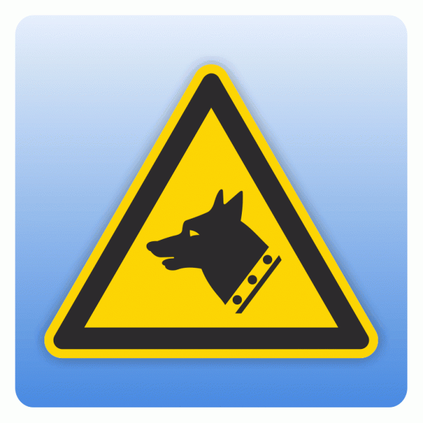 Warnzeichen W013 Warnung vor Wachhund