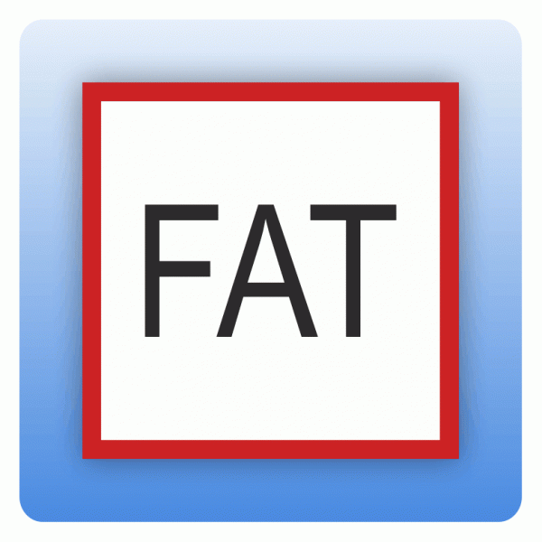 Feuerwehrzeichen FAT (Feuerwehranzeigetableau)