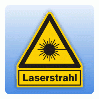 Kombi Warnsymbol Laserstrahl