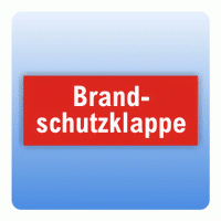 Gravurschild Brandschutzklappe