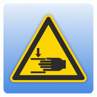 Warnzeichen W024 Warnung vor Handverletzungen Warnzeichen W024 Warnung vor Handverletzungen