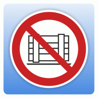 Verbotsschild P023 Abstellen oder Lagern verboten Verbotsschild P023 Abstellen oder Lagern verboten