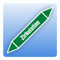 Rohrleitungskennzeichnung Zirkulation nach DIN 2403 Rohrleitungskennzeichnung Zirkulation nach DIN 2403