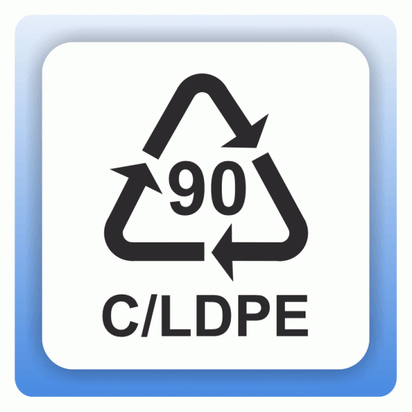 Recycling Code 90 C/LDPE