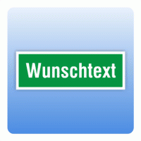 Rettungszeichen Wunschtext
