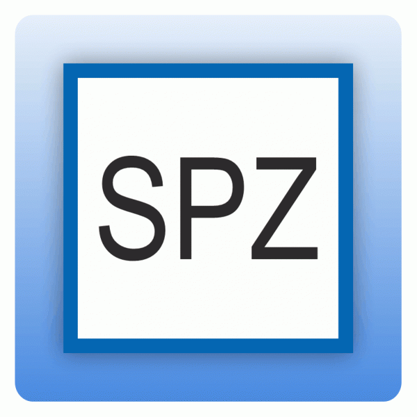 Feuerwehrzeichen SPZ (Sprinklerzentrale)