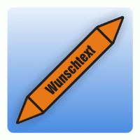 Rohrleitungskennzeichnung Wunschtext nach DIN 2403 Rohrleitungskennzeichnung Wunschtext nach DIN 2403
