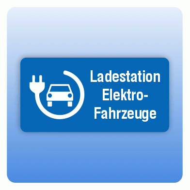 Aufkleber Ladestation Elektrofahrzeuge