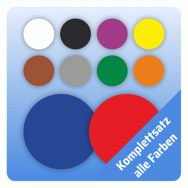 Aufkleber Montagehilfe-Punkte Set mit 10 Farben