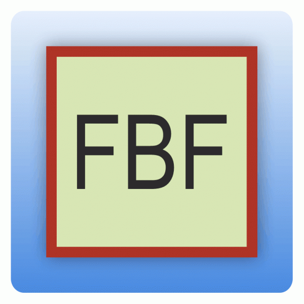 Feuerwehrzeichen FBF (Feuerwehrbrdienfeld)