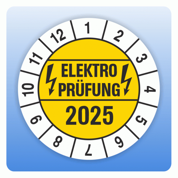 Prüfplakette Elektro-Prüfung