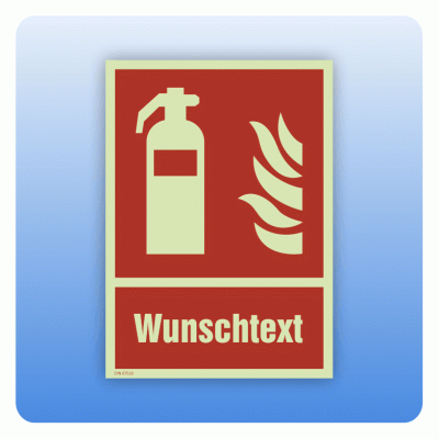 VSafety CO2 Feuerlöscher Schild – Hochformat 100 X 280 Mm, 2 Mm Starker Kunststoff, Englisch