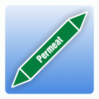 Rohrleitungskennzeichnung Permeat nach DIN 2403 Rohrleitungskennzeichnung Permeat nach DIN 2403