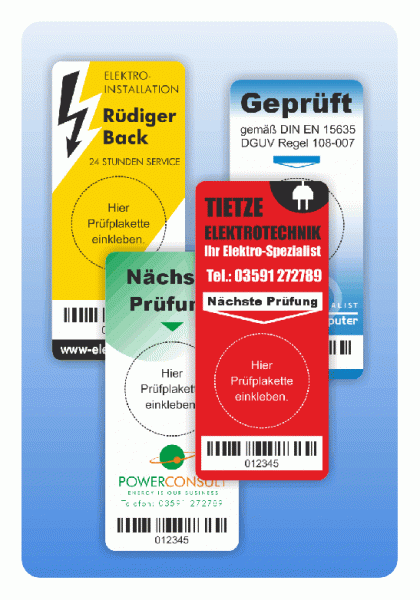 Grundetikett selbst gestalten mit Barcode