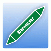 Rohrleitungskennzeichnung Klarwasser nach DIN 2403 Rohrleitungskennzeichnung Klarwasser nach DIN 2403