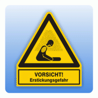 Kombi Warnsymbol Vorsicht Erstickungsgefahr W041
