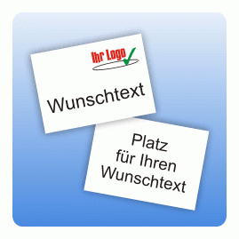 PVC-Schild 50,8x70 mm für Quick-Schilderhalter