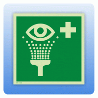 Rettungszeichen E011 Augenspüleinrichtung ISO 7010 Rettungszeichen E011 Augenspüleinrichtung ISO 7010