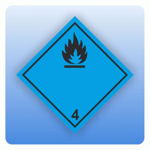 ADR Kennzeichen Gefahrgutklasse 4.3