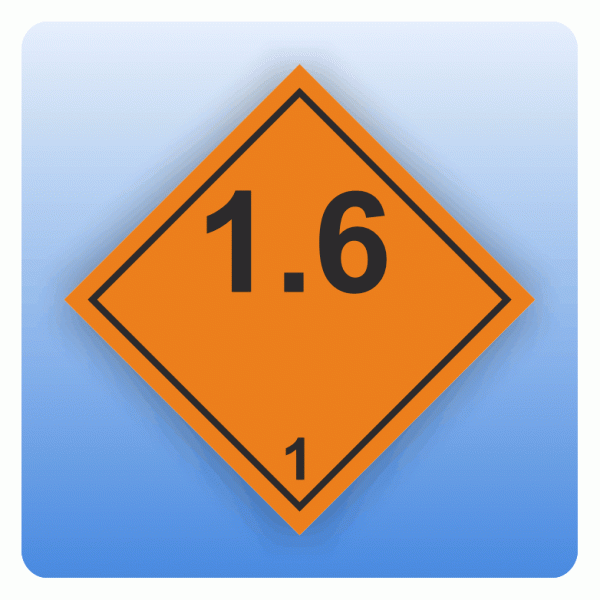 ADR Kennzeichen Gefahrgutklasse 1.6