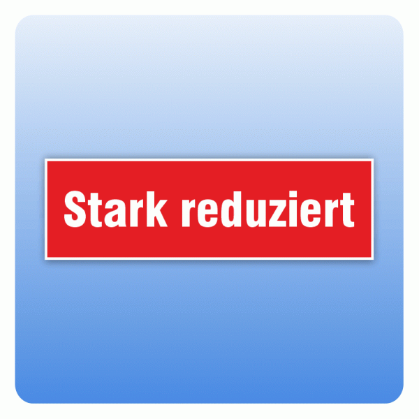 Rabattaufkleber Stark reduziert für Schaufenster