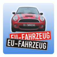 Kennzeicheneinleger "EU-Fahrzeug"